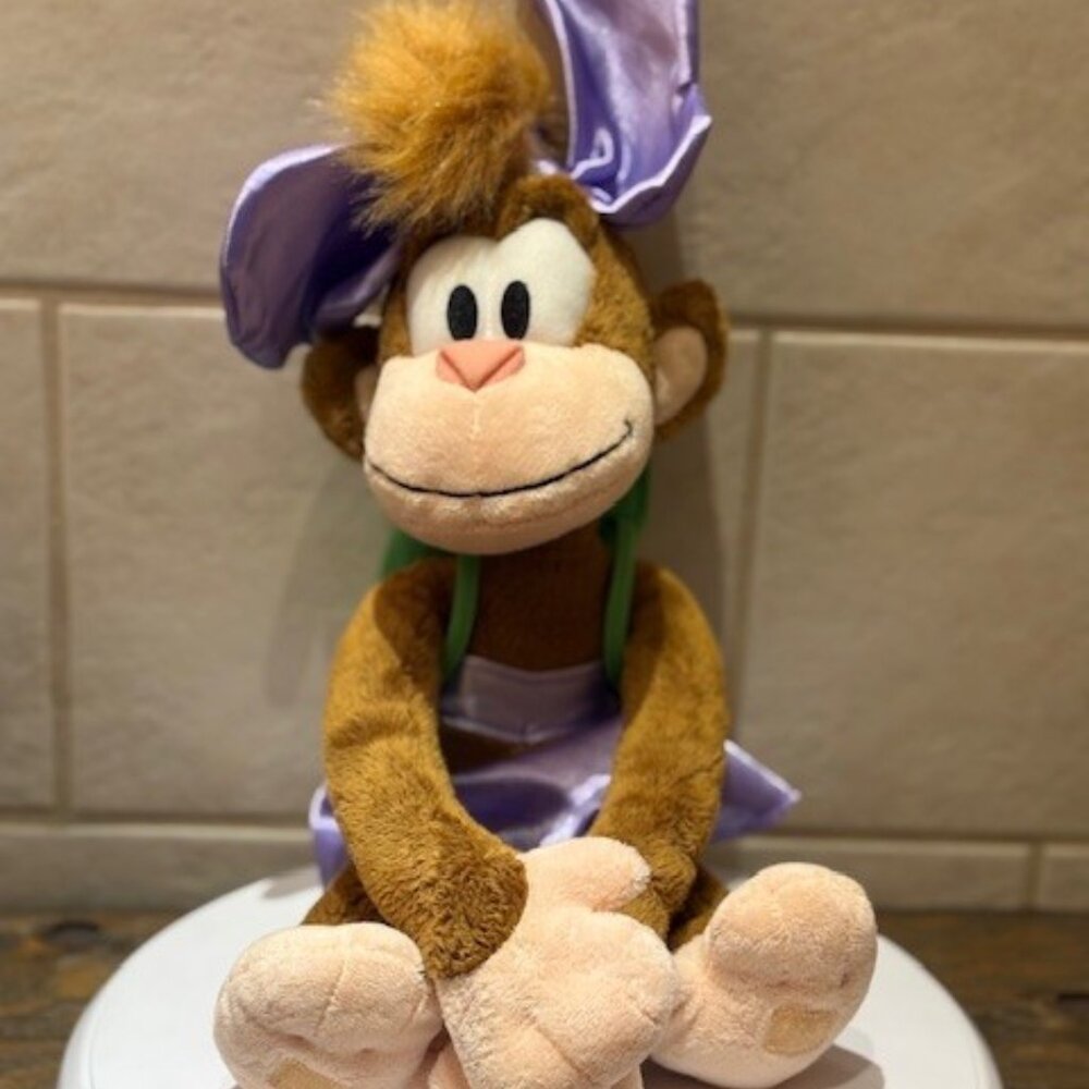 2016 Disney Diabetes Lilly T1D Type One Monkey Coco Plush Stuffed Toy 18”